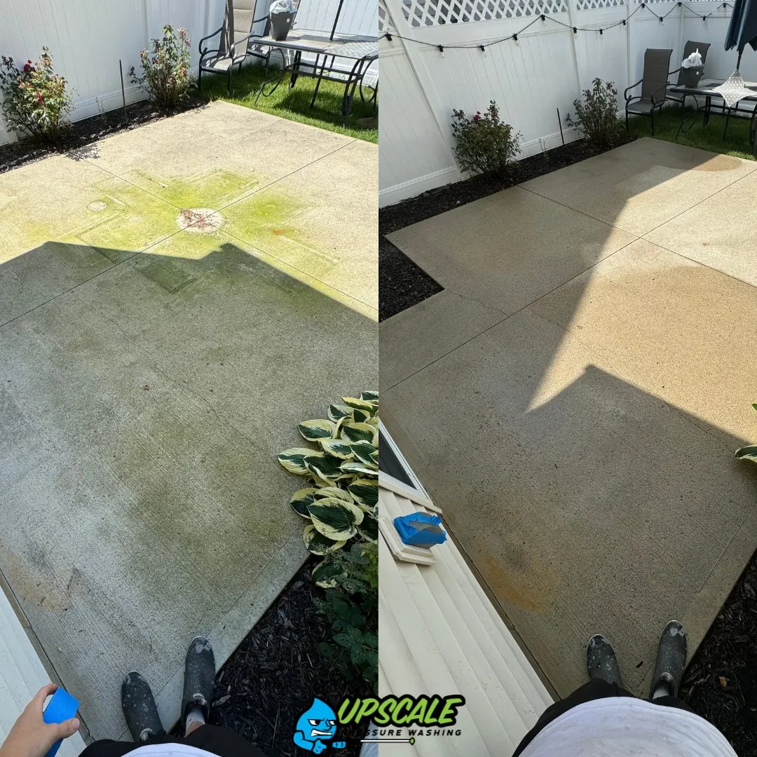 Power Washing before and after — Lewis Center, Ohio