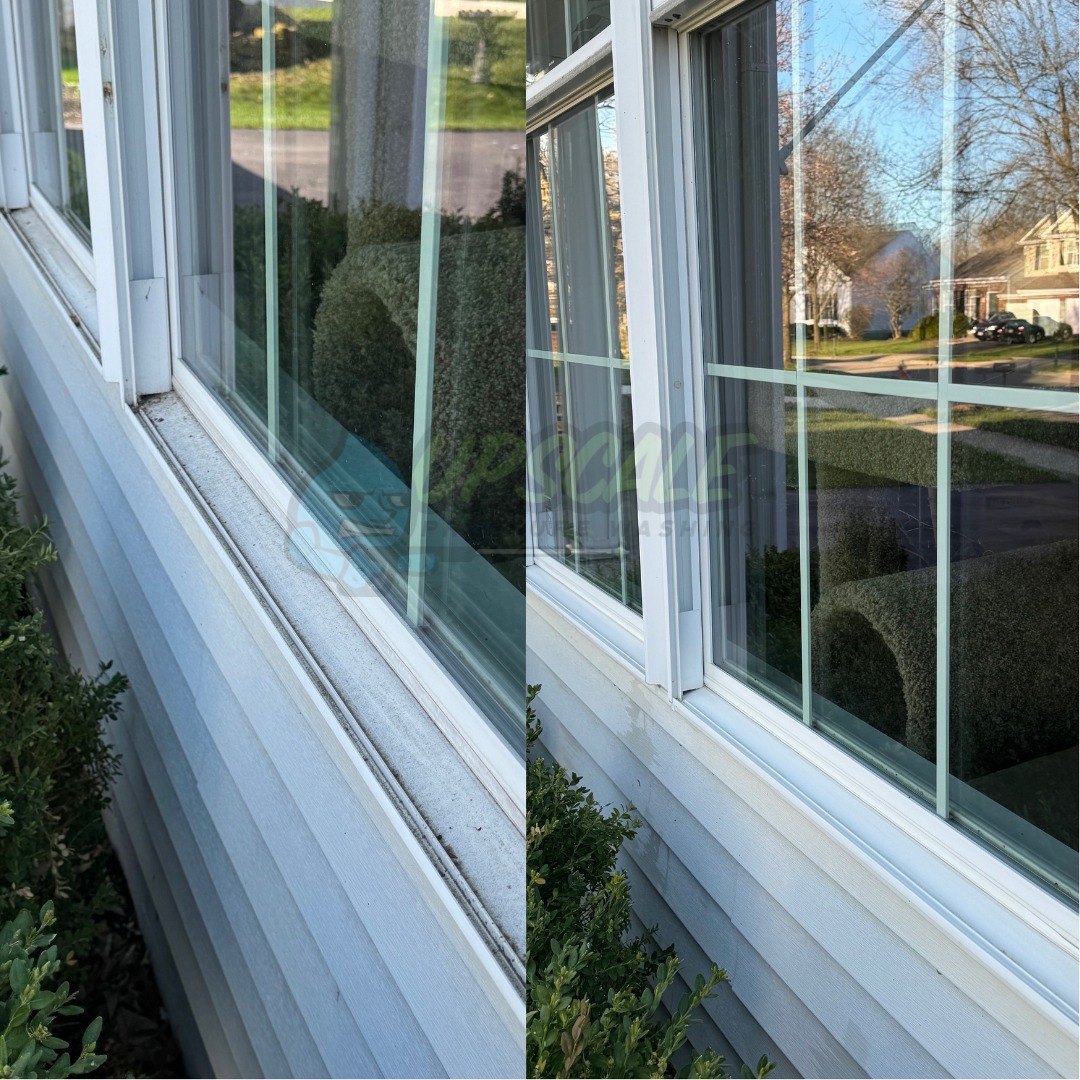 Window Cleaning before and after — Columbus, Ohio